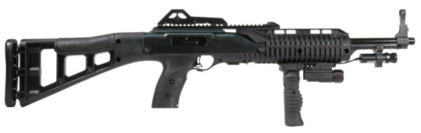 Hi-Point 995FGFLLAZTS 995TS Carbine 9mm Luger 16.50" 10+1 Black All Weather Molded Stock With Forward Folding Grip, Weapon-Mounted Flashlight and Laser