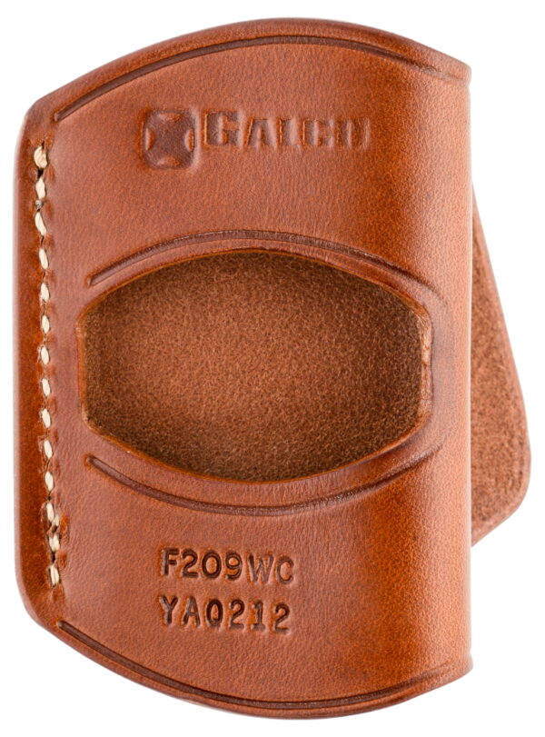 Galco YAQ212 Yaqui OWB Tan Leather Belt Slide Fits 1911 Fits 3-5" Barrel Right Hand