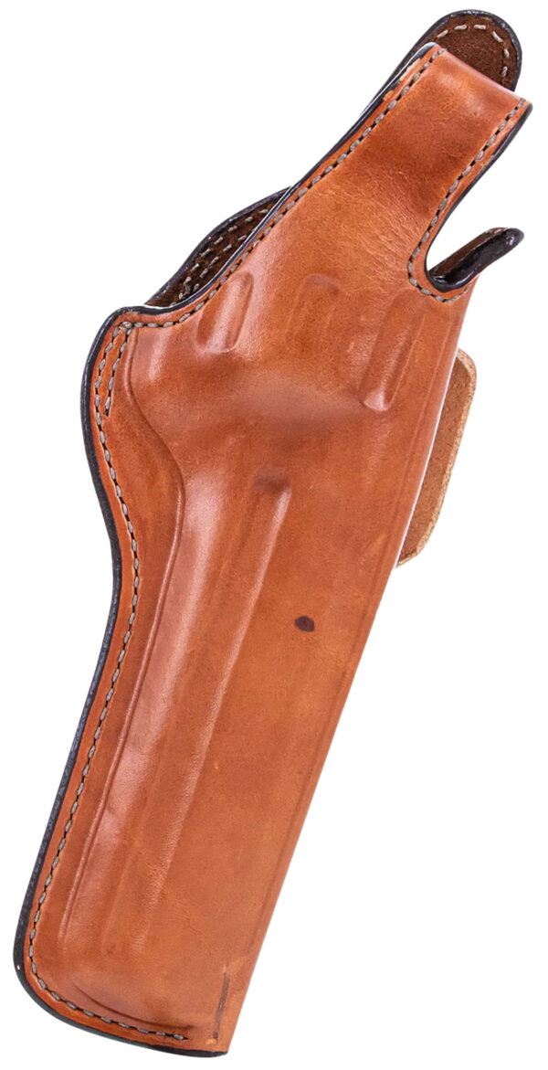 Bianchi 10237 5BHL Thumbsnap OWB Size 06 Tan Leather Belt Loop Fits Ruger GP100/Colt King Python Right Hand