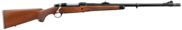 Ruger 47120 Hawkeye African Sports South Exclusive Full Size 338 Win Mag 3+1 23" Satin Blued Threaded Barrel, Satin Blued Steel Receiver With Integral Scope Mount, American Walnut Fixed Stock, Right Hand