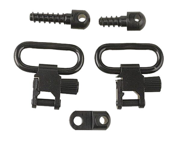 Uncle Mike's 14612 Super Swivel Quick Detach 115 RUG Tri-Lock Blued 1" Loop for Ruger 10/22