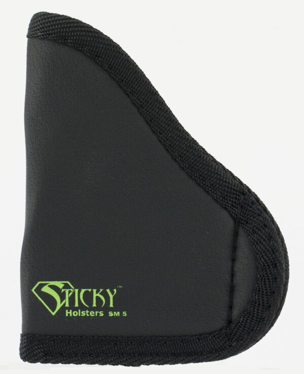 Sticky Holsters SM5MODLAS SM-5 Size 5, Black Cordura/Foam, Compatible With Glock 42 With Laser, Sig P938 With Laser, Right Hand