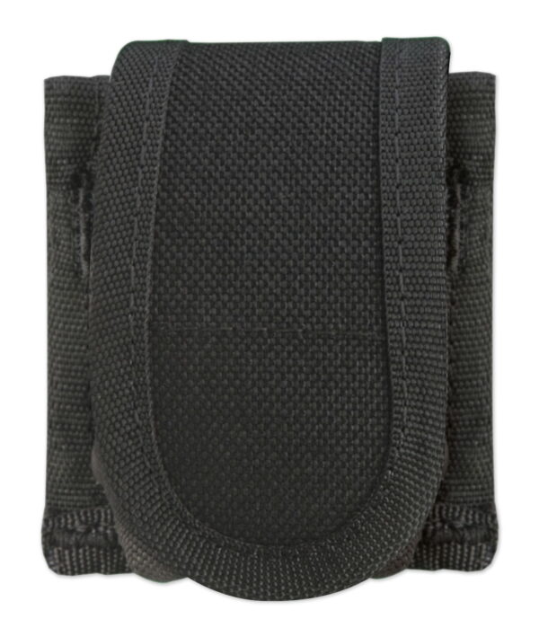 Uncle Mike's 88271 Universal SpeedLoader Mag Pouch Single Black Kodra Nylon Hook & Loop Belts 2.25" Wide