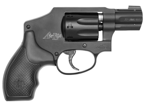 Smith & Wesson 103043 Model 43 Classic 22 LR 8 Shot 1.88" Black Stainless Steel Barrel, Black Aluminum Cylinder & J-Frame, Snag-free Internal Hammer, No Lock