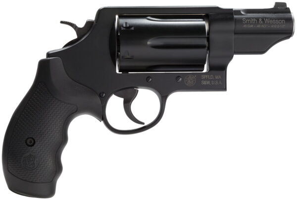 Smith & Wesson 162410 Governor *MA Compliant 45 Colt (LC) Or 2.50" 410 Gauge, 2.75" Black Barrel, 6rd Black PVD Cylinder, Black Scandium Alloy Z-Frame, Polymer Grip