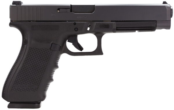 Glock PG4130101 G41 Gen4 Competition 45 ACP 10+1 5.31" Barrel, Black Frame & Slide, Finger Grooved Rough Texture Grip, Modular Backstrap, Reversible Mag. Catch, Safe Action Trigger