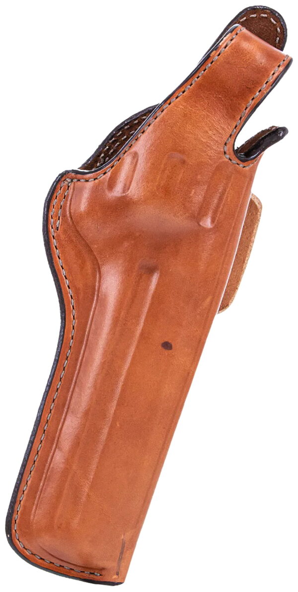 Bianchi 10323 5BHL Thumbsnap OWB Size 11 Tan Leather Belt Loop Fits S&W N Frame/Colt Anaconda Right Hand