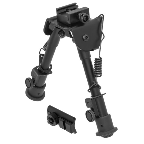 UTG TLBP78 Tactical OP Bipod Black 6.1-7.9" Aluminum/Steel