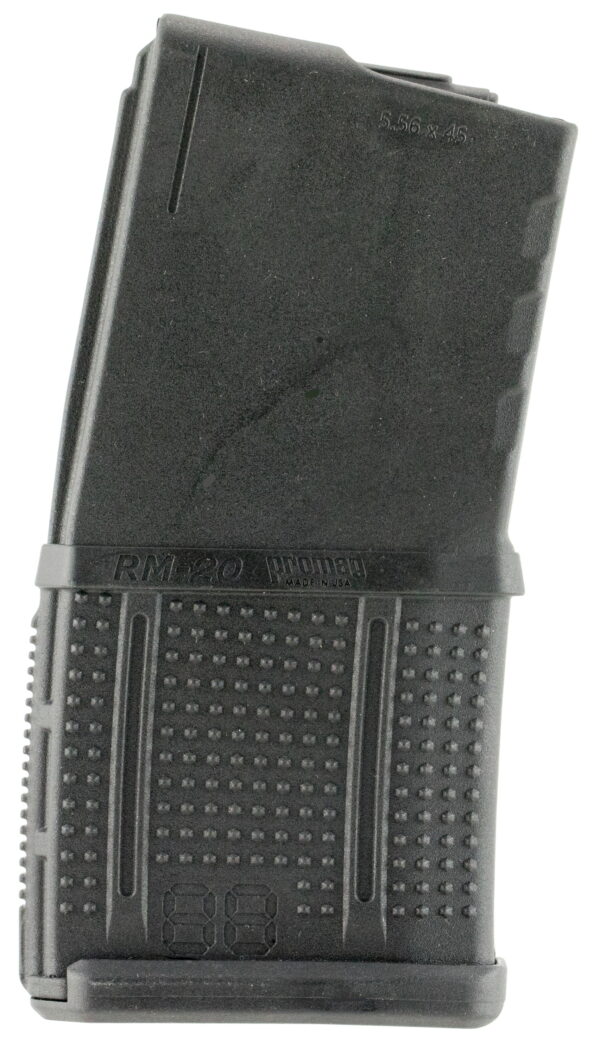 ProMag RM20 Standard 20rd Detachable With Roller Follower 5.56x45mm Fits AR-15 Black DuPont Zytel Polymer