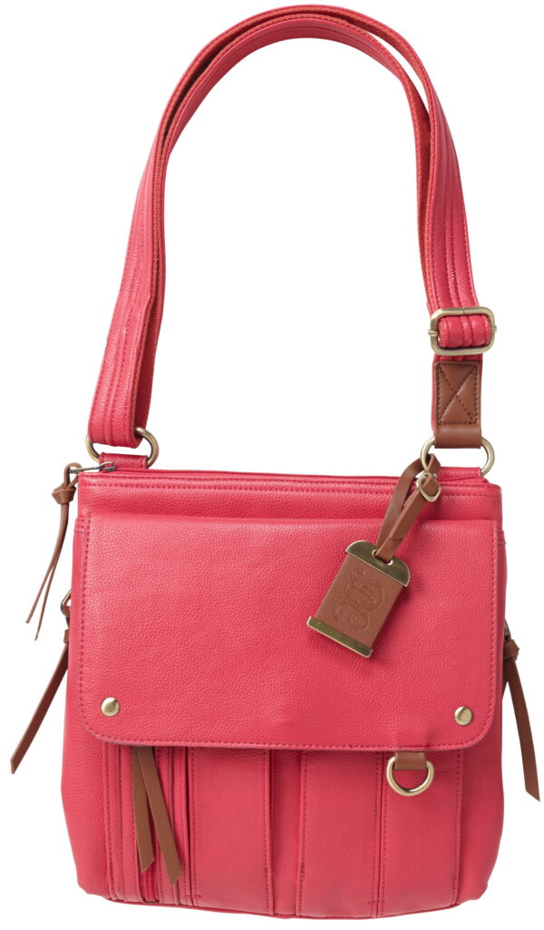 Bulldog BDP036 Cross Body Purse With Holster Pink Leather Most Sm Pistols & Revolvers Ambidextrous Hand