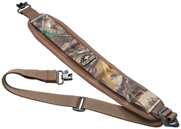 Butler Creek 181019 Comfort Stretch Rifle Sling Sling Realtree Xtra Neoprene With Non-Slip Grippers Adjustable Design QD Swivels