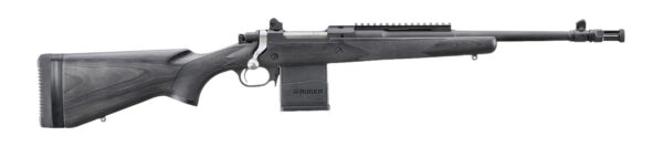 Ruger 6803 Scout 308 Win 10+1 16.10" Matte Black Threaded Barrel, Matte Black Steel Receiver With Picatinny Rail, Black Laminate Fixed Stock, Right Hand