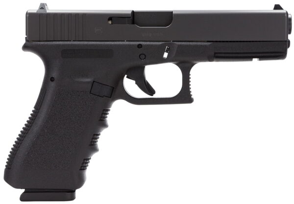 Glock PI3150201 G31 Gen3 357 Sig 10+1 4.49" Barrel, Black Frame & Slide, Finger Grooved Rough Texture Grip, Safe Action Trigger