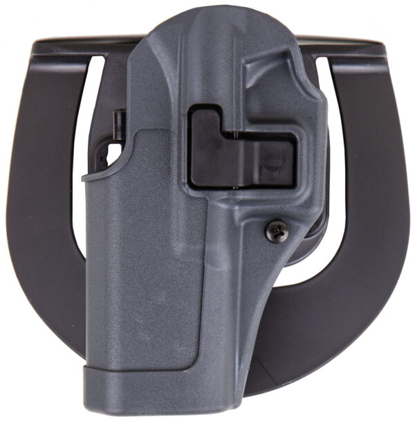 Blackhawk 413500BKL Serpa CQC Sportster OWB Size 00 Gun Metal Gray Polymer Paddle Compatible With Glock 17/22/31/47 Left Hand