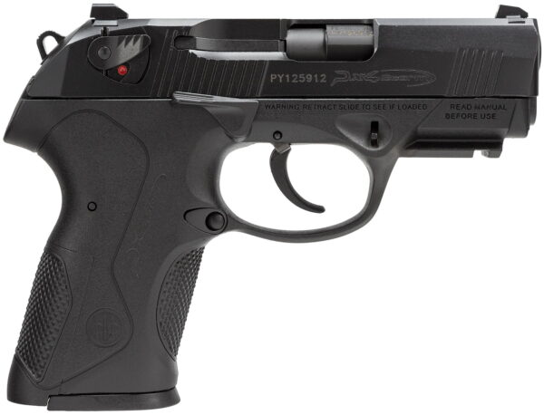 Beretta USA JXC4F20 Px4 Storm Compact 40S&W 10+1, 3.27" Black Steel Barrel, Black Bruniton Serrated Steel Slide, Black Polymer Frame With Picatinny Rail & Interchangeable Backstrap Grip, Ambidextrous