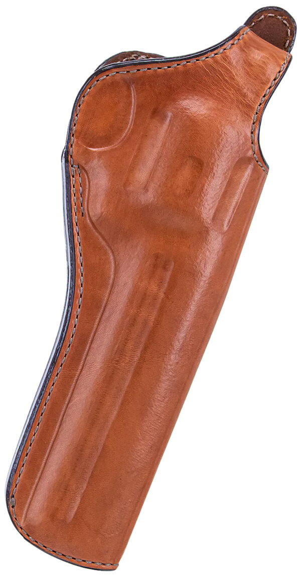 Bianchi 12678 111 Cyclone Belt Holster Size 03 OWB Open Bottom Style made of Leather with Tan Finish, Strongside/Crossdraw & Belt Loop Mount Type fits 4" Barrel S&W K-Frame for Right Hand