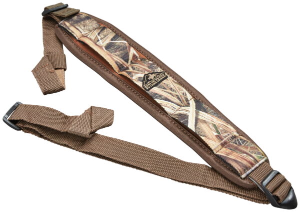 Butler Creek 190024 Comfort Stretch Shotgun Sling Mossy Oak Shadow Grass Blades Neoprene With Non-Slip Grippers 44" OAL 2.50" Wide Adjustable Design