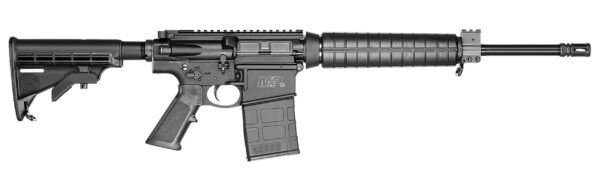 Smith & Wesson 11532 M&P10 Sport OR 308 Win / 7.62x51mm NATO 16" Black Armornite Barrel 20+1, Black Receiver, Black 6 Position Telescopic Stock, Polymer Grip, Manual Ambidextrous Safety On Lower