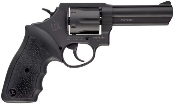 Taurus 2650041 65 38 Special +P or 357 Mag 6 Shot 4" Barrel, Overall Matte Black Oxide Finish Steel, Finger Grooved Black Rubber Grip, Fixed Sights