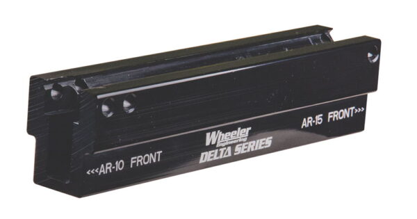 Wheeler 156888 Delta Series Upper Pic Rail Vise Block Black Aluminum Rifle AR-15, AR-10