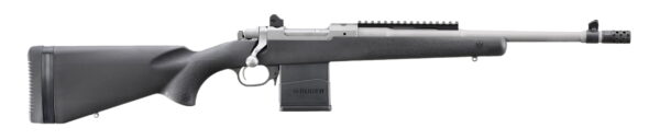 Ruger 6829 Scout Sports South Exclusive 308 Win 10+1 16.10" Matte Stainless Threaded Barrel, Matte Stainless Steel Receiver With Picatinny Rail, Black Synthetic Fixed Stock, Right Hand