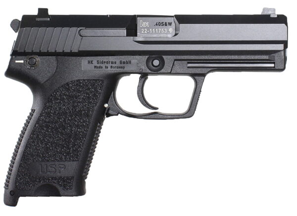 HK 81000324 USP V1 45 ACP 4.41" 10+1 Black Polymer Frame, Black Polymer Grip