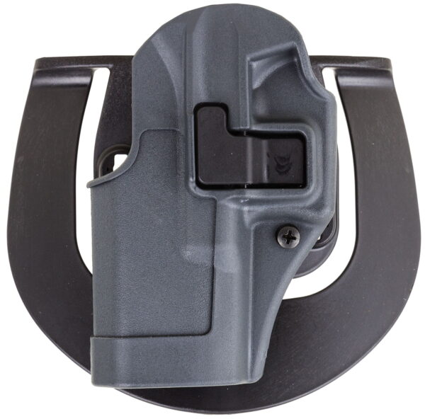 Blackhawk 413502BKL Serpa CQC Sportster OWB Size 02 Gun Metal Gray Polymer Paddle Compatible With Glock 19/23/32/36/45 Left Hand