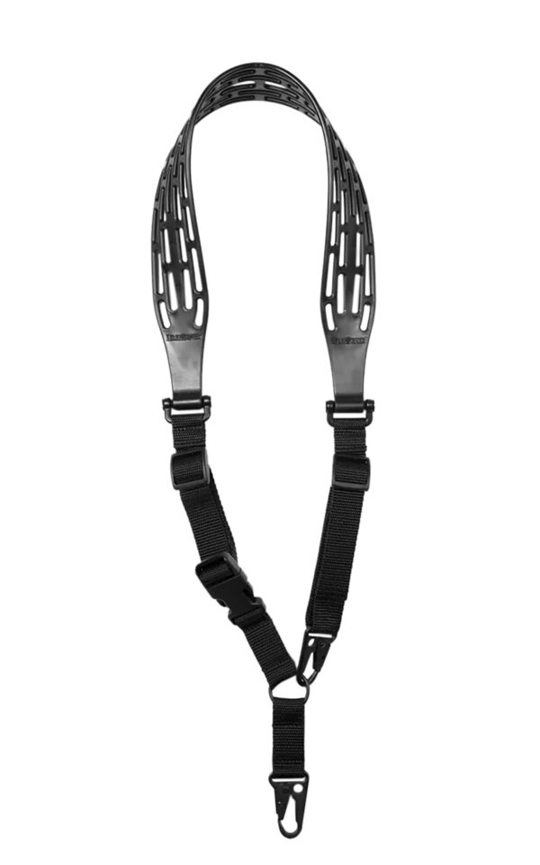 Limbsaver 12139 Tactical Sling made of Black Nylon with 48" OAL, 1" W & Adjustable One-Two Point Design for Rifle/Shotgun