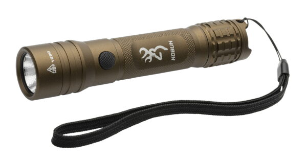 Browning 3711260 Kobuk Flashlight Burnt Bronze 15/2000 Lumens White Nichia LED