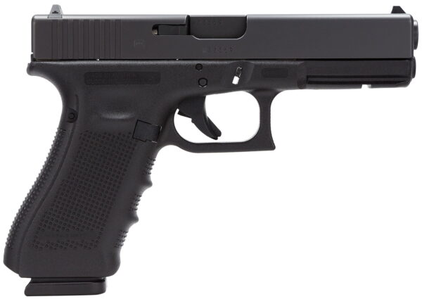 Glock PG3150201 G31 Gen4 357 Sig 10+1 4.49" Steel Barrel, Matte Black Serrated Steel Slide, Black Polymer Frame With Picatinny Rail, Black Texture With Interchangeable Backstrap Grip