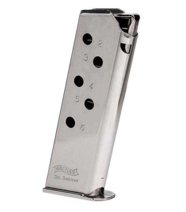 Walther Arms 2246009 PPK 6rd 380 ACP Stainless Steel