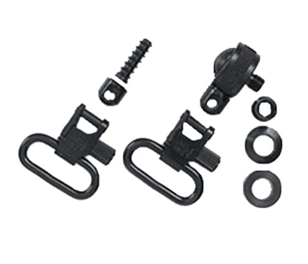 Uncle Mike's 15612 Magnum Swivel Set Quick Detach 115 MC Blued 1" Loop for Most Pump & Auto Shotguns