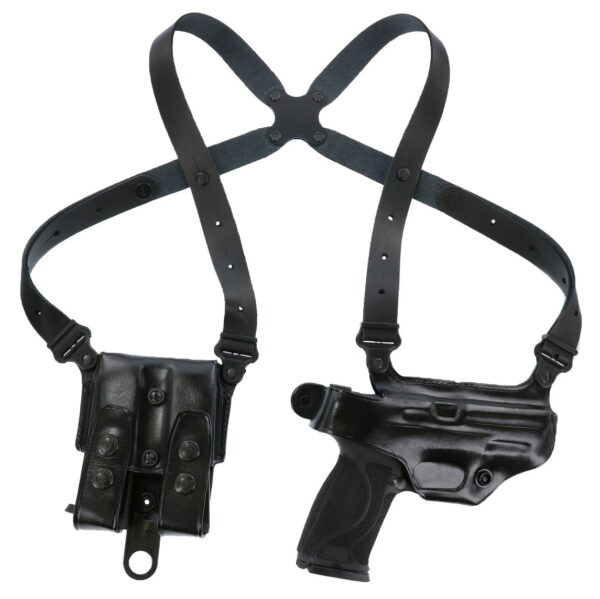 Galco MC248B Miami Classic Shoulder System Size Fits Chest Up To 56" Leather For Sig P220/P226/Browning BDA Right Hand *Worn