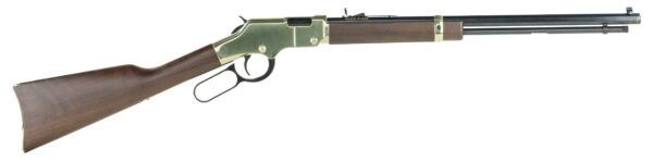 Henry H004 Golden Boy 22 LR Caliber with 16 LR/21 Short Capacity, 20" Octagon Barrel, Brasslite Metal Finish & American Walnut Stock Right Hand