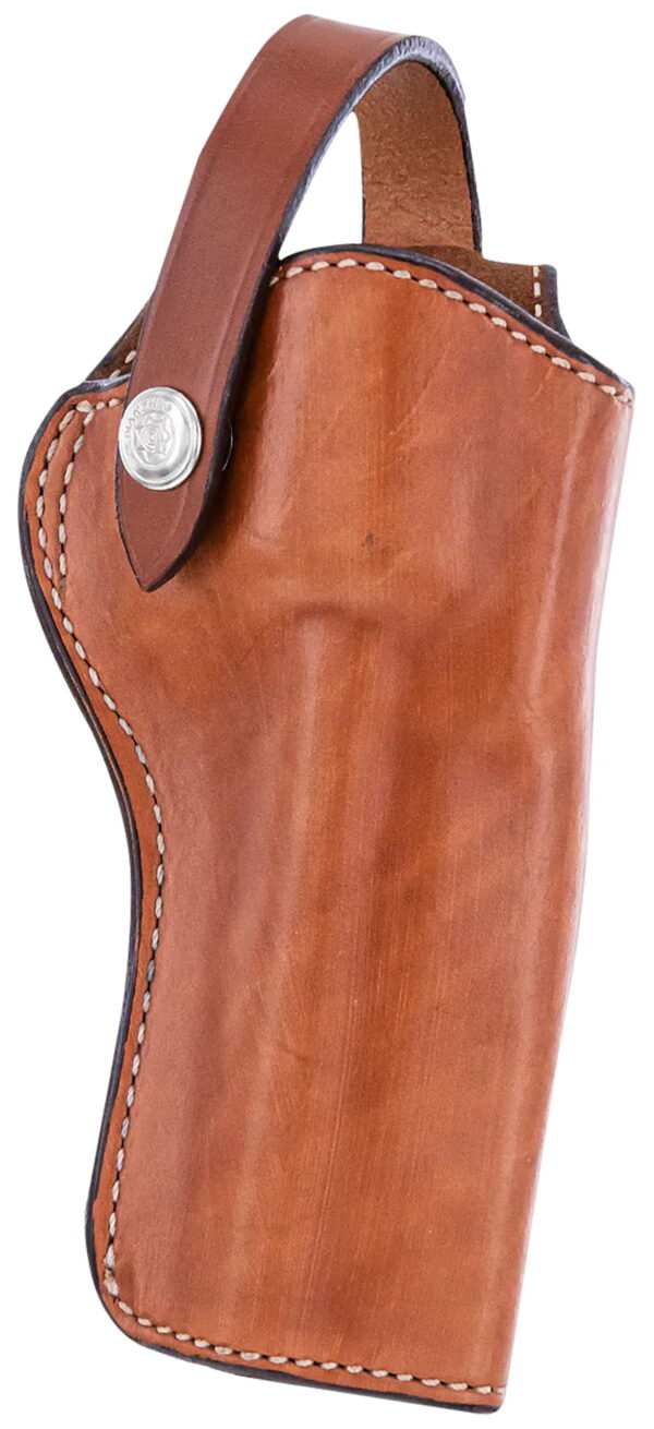 Bianchi 10054 1L Lawman Western OWB 02 Tan Leather Belt Loop Fits Colt New Frontier/Colt Single Action Army