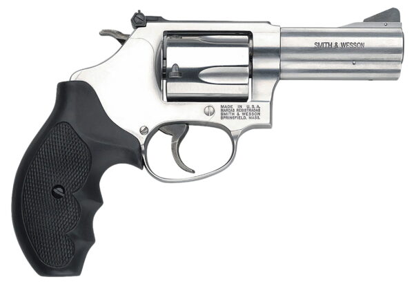 Smith & Wesson 162430 Model 60 357 Mag or 38 S&W Spl +P 5 Shot 3" Stainless Steel Barrel/Cylinder, Satin Stainless Steel J-Frame, Exposed Hammer, Polymer Grip