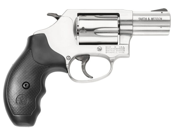 Smith & Wesson 162420 Model 60 357 Mag or 38 S&W Spl +P 5 Shot 2.12" Stainless Steel Barrel/Cylinder, Satin Finish Stainless Steel J-Frame, Exposed Hammer