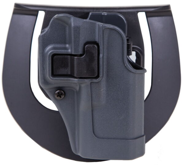 Blackhawk 413502BKR Serpa CQC Sportster OWB Gun Metal Gray Polymer Paddle Compatible With Glock 19/23/32/36/45 Right Hand