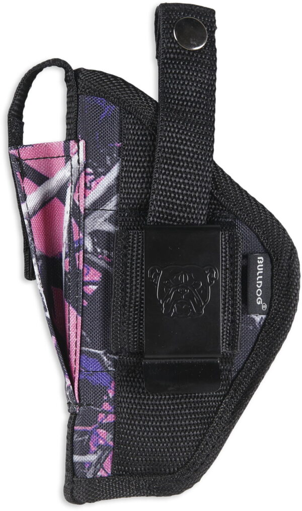 Bulldog FSN20MDG Extreme OWB Muddy Girl Camo Nylon Belt Loop/Clip Fits Ruger LC9 Fits 2-3" Barrel Ambidextrous