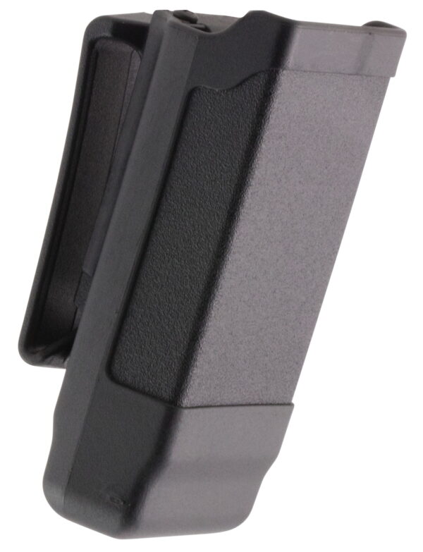 Blackhawk 410500PBK Single Mag Case Matte Black Polymer Belt Clip Compatible With Single Stack 9mm/40/45/357