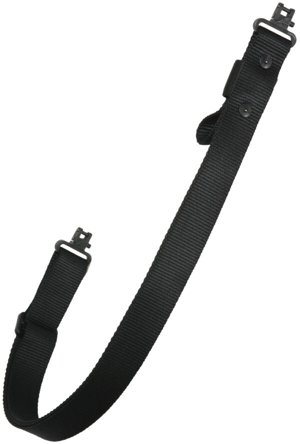 Outdoor Connection TP13DS Original Super-Sling 2+ 1.25" W x 28"-37" L Adjustable Black Nylon Webbing with Talon QD Swivels for Rifle/Shotgun