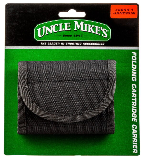 Uncle Mike's 8844 Folding Cartridge Carrier Handgun 12 Rounds Black Nylon