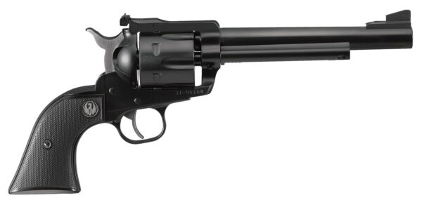 Ruger 0316 Blackhawk 357 Mag 6 6.50" Blued Alloy Steel Barrel, Cylinder & Frame, Black Checkered Rubber Grip, Transfer Bar Safety, Exposed Hammer