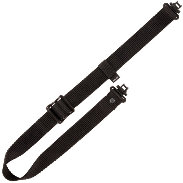 Allen 8451 Slide-N-Lock Rifle Sling With Swivels Black Nylon Webbing Adjustable Length 24" to 40", 1.25" Wide