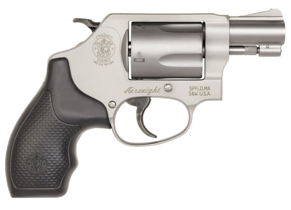 Smith & Wesson 163050 Model 637 Airweight 38 S&W Spl +P 5 Shot 1.88" Stainless Steel Barrel/Cylinder, Matte Silver Aluminum Alloy J-Frame, Integral Front Sight, Internal Lock