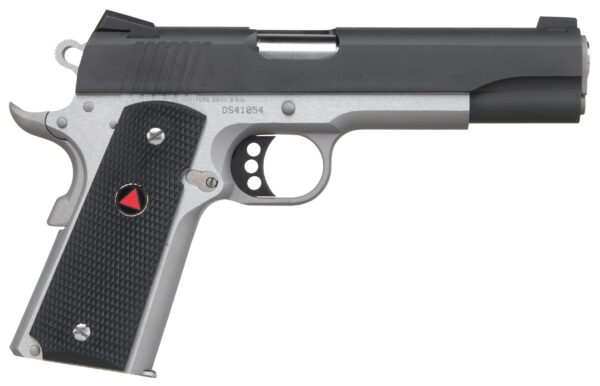 Colt Mfg O2020XETT 1911 Delta Elite 10mm Auto Caliber with 5" Barrel, 8+1 Capacity, Stainless Steel Finish Frame, Serrated Black Carbon Steel Slide & Black Polymer with Integrated Delta Medallion Grip