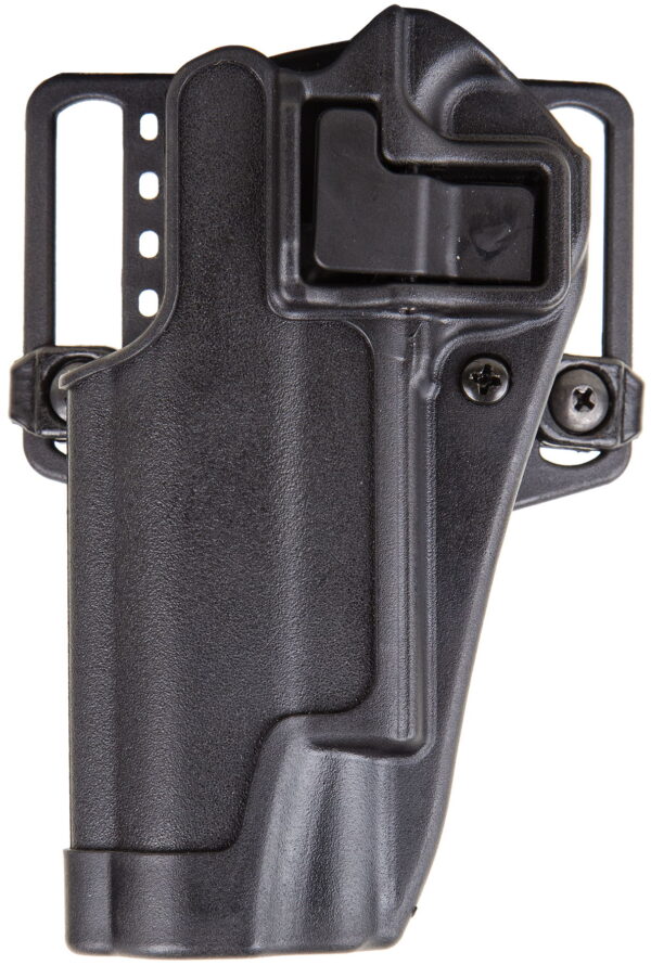 Blackhawk 410503BKL Serpa CQC OWB Size 03 Matte Black Polymer Belt Loop/Paddle Fits 1911 Government & Clones Left Hand