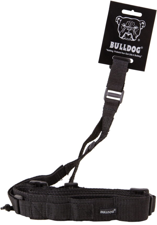 Bulldog BD825 Tactical Adjustable 3 Point Sling Black Nylon Webbing