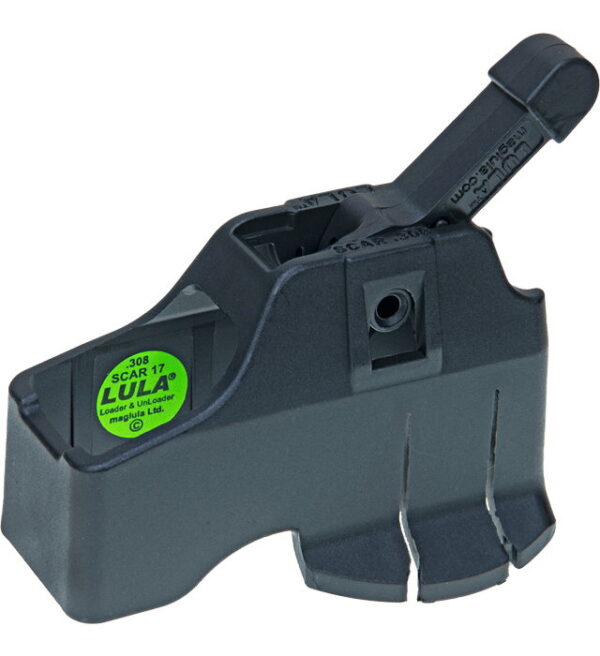 Maglula LU24B LULA Loader & Unloader Made of Polymer with Black Finish for 308 Win, 7.62x51mm NATO FN SCAR17, SCAR H