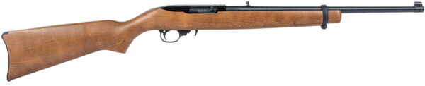 Ruger 1103 10/22 Carbine Full Size 22 LR 10+1 18.50" Satin Black Alloy Steel Barrel, Satin Black Aluminum Receiver, Fixed Hardwood Stock, Right Hand